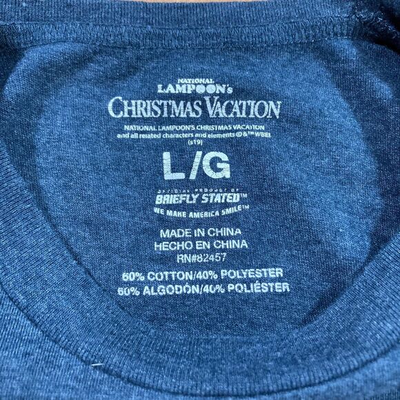 Christmas Vacation • Graphic Tee (Men's Size L) • "Don't Hog the Nog" Shirt - Picture 2 of 4